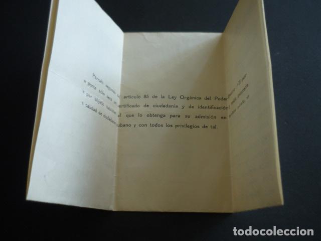 Documentos antiguos: PASAPORTE DIPLOMATICO CONSUL DE LA REPUBLICA DE CUBA EN BURDEOS 1936 - Foto 4