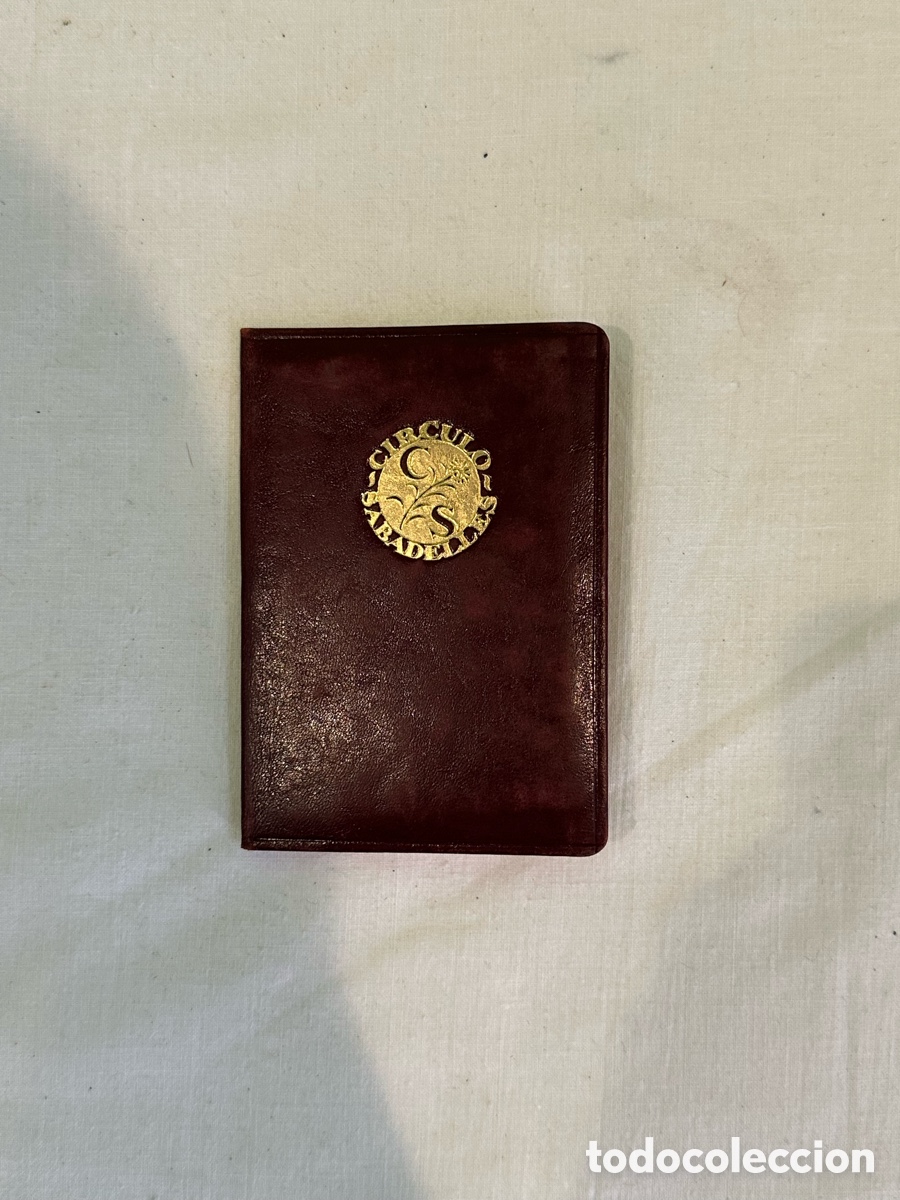 Documentos antiguos: carnet de t&iacute;tulo de socio del &rdquo;C&iacute;rculo Sabadell&eacute;s&rdquo;1951. - Foto 3