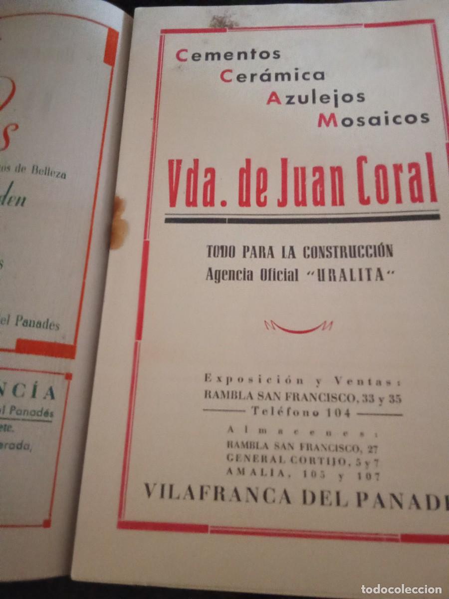 Documentos antiguos: Vilafranca del Pened&eacute;s.Publicidad. - Foto 2