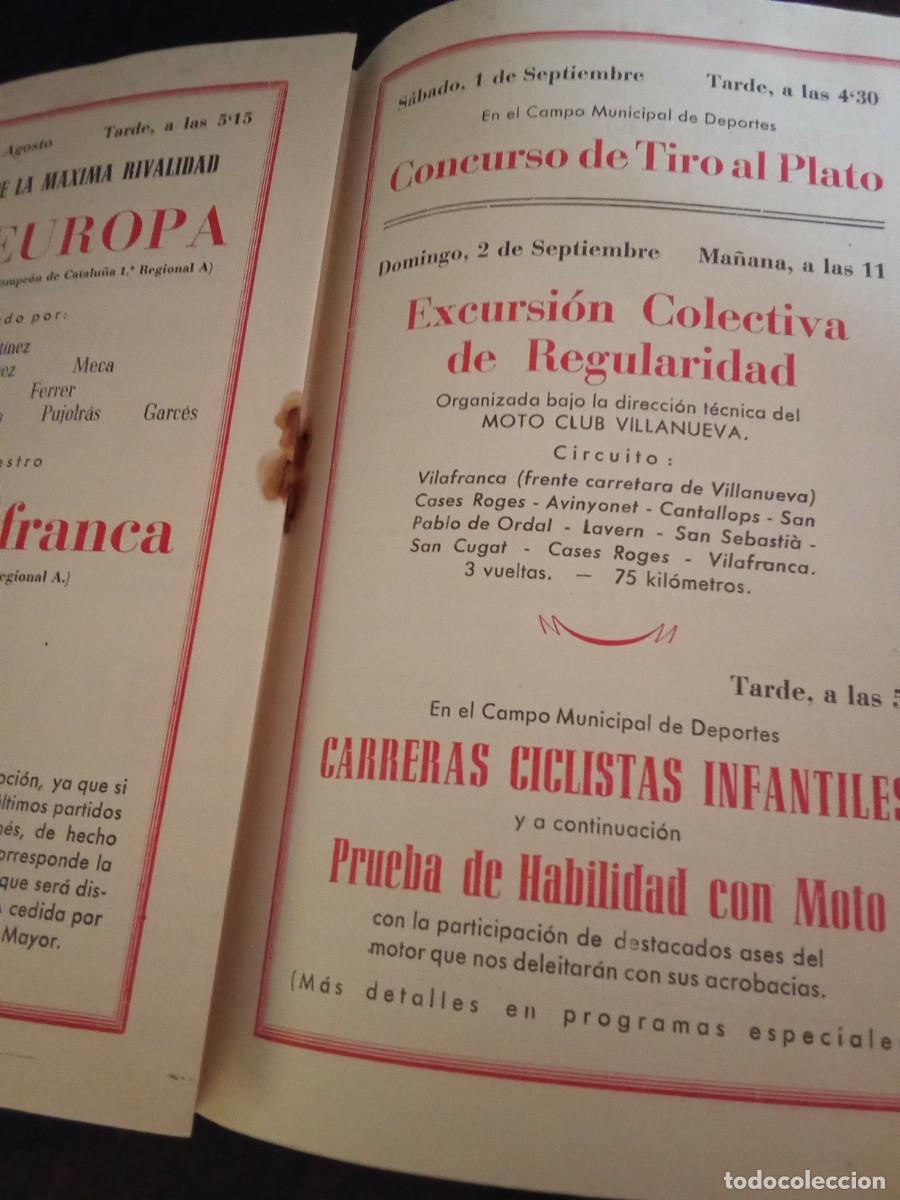 Documentos antiguos: Vilafranca del Pened&eacute;s.Publicidad. - Foto 3