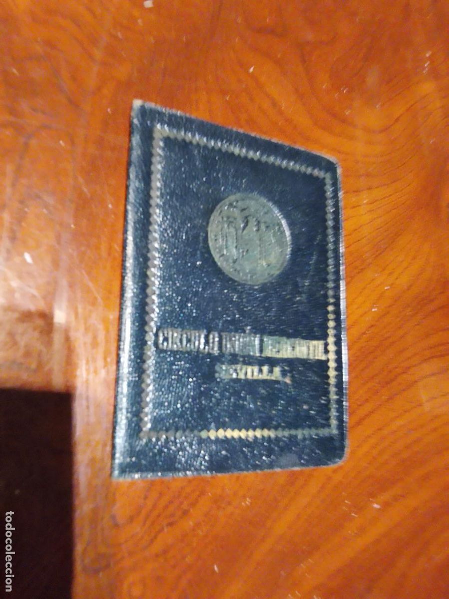 Documentos antiguos: SEVILLA, 1941, CARNET CIRCULO UNION MERCANTIL - Foto 1
