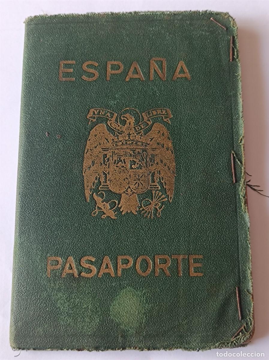 Documentos antiguos: PASAPORTE ESPA&Ntilde;A 1955 INCLUYE DOCUMENTOS FRANCESES - Foto 1