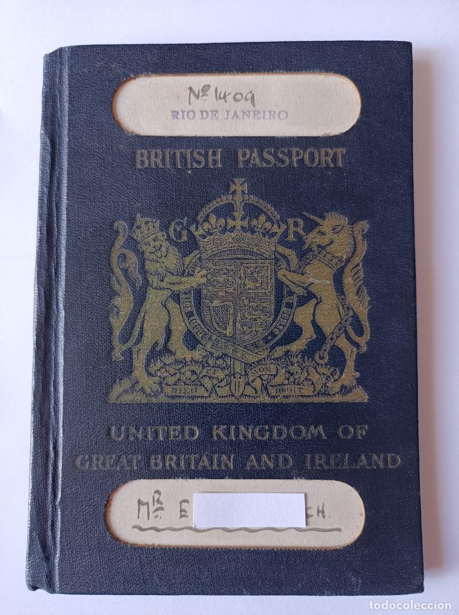 Documentos antiguos: PASAPORTE REINO UNIDO 1929 - Foto 1