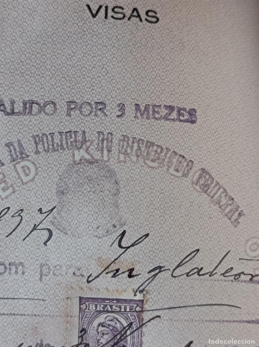 Documentos antiguos: PASAPORTE REINO UNIDO 1929 - Foto 9