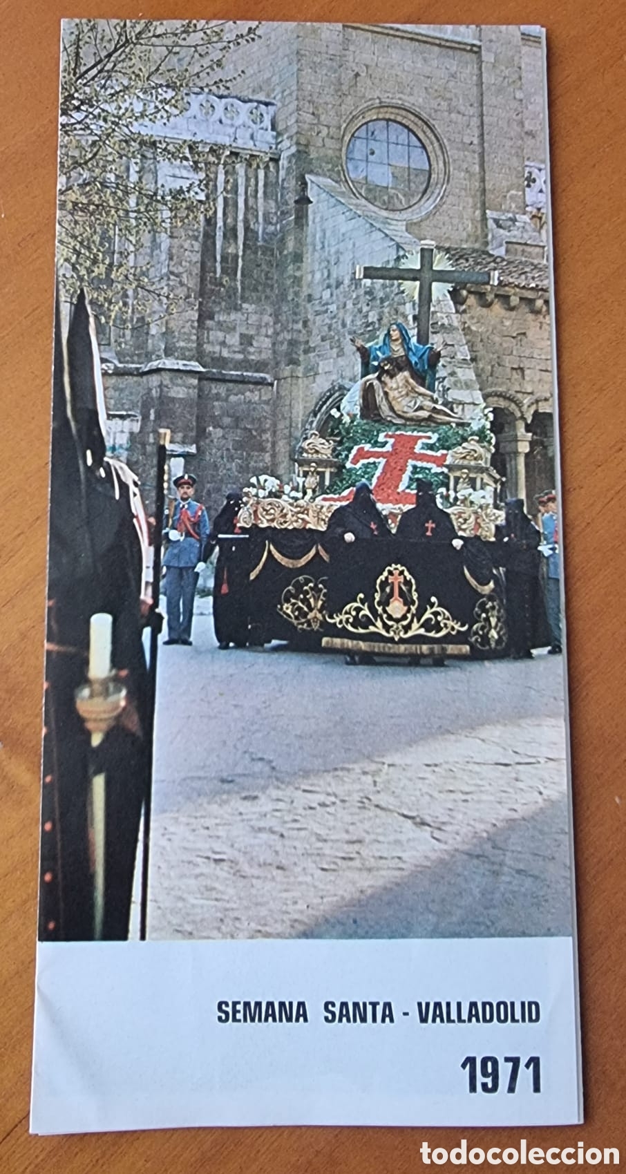 Documentos antiguos: Semana Santa 1971 programa de mano Padova raro tr&iacute;ptico - Foto 1