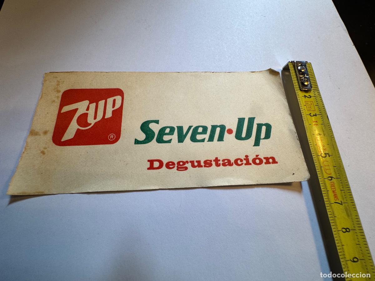 Documentos antiguos: SEVEN UP TICKET DEGUSTACI&Oacute;N -ORIGINAL DE &Eacute;POCA / COMPRA M&Iacute;NIMA 5&euro; - Foto 1