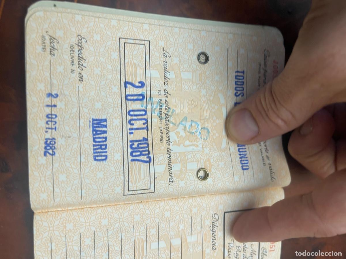 Documentos antiguos: Pasaporte de Espa&ntilde;a Expedido en MADRID 1987 - Foto 5