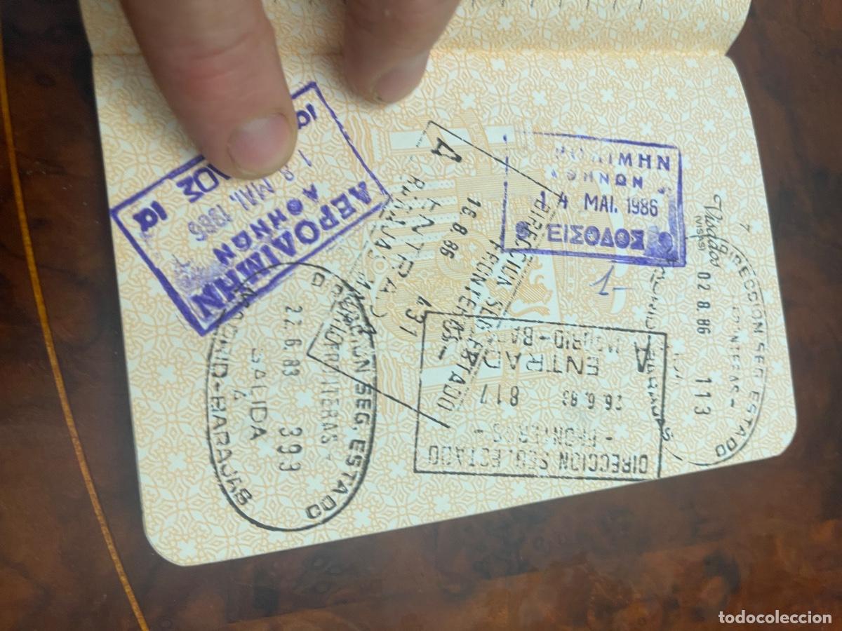 Documentos antiguos: Pasaporte de Espa&ntilde;a Expedido en MADRID 1987 - Foto 6