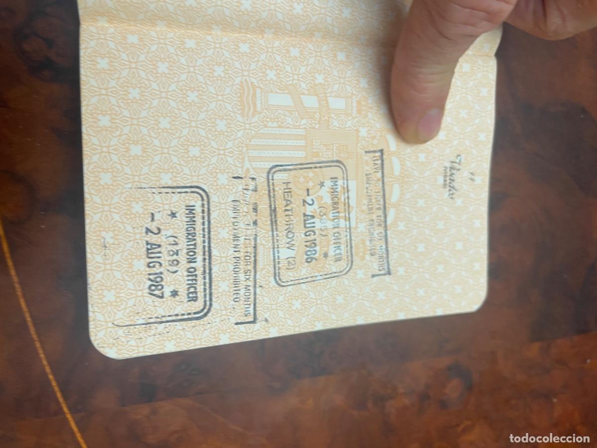 Documentos antiguos: Pasaporte de Espa&ntilde;a Expedido en MADRID 1987 - Foto 8