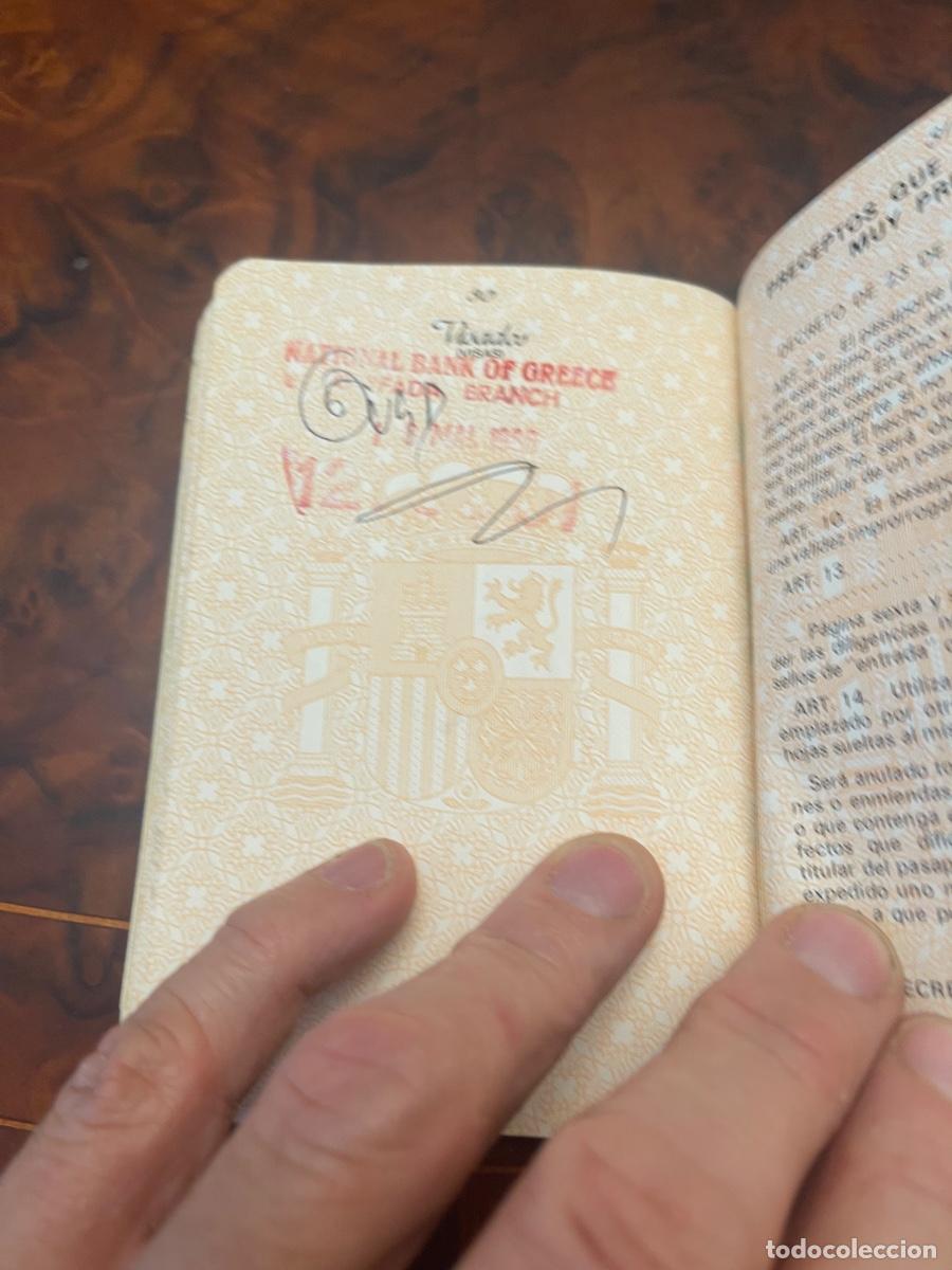 Documentos antiguos: Pasaporte de Espa&ntilde;a Expedido en MADRID 1987 - Foto 11