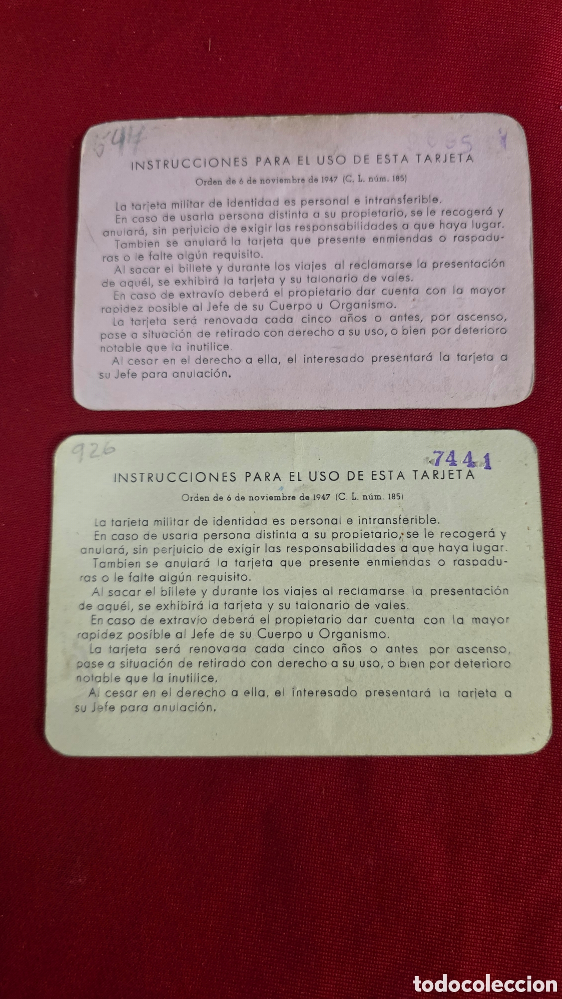 Documentos antiguos: DOCUMETOS MILITARES EJERCITO - Foto 3