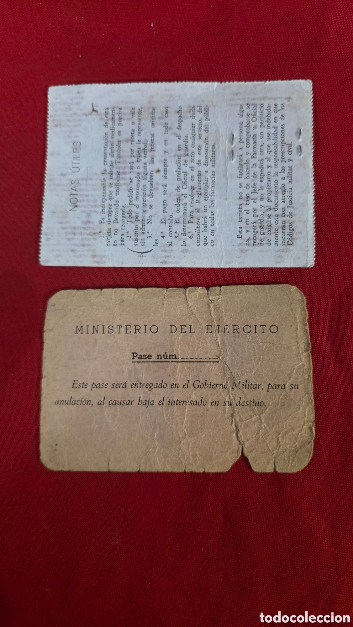Documentos antiguos: DOCUMETOS MILITARES EJERCITO - Foto 5