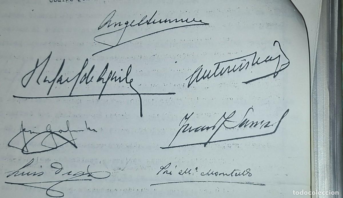 Documentos antigos: Mot&iacute;n Crucero Almirante Cervera(1936)-Sentencia 7 Firmas &Eacute;lite Naval+Prisiones -archivo unico
