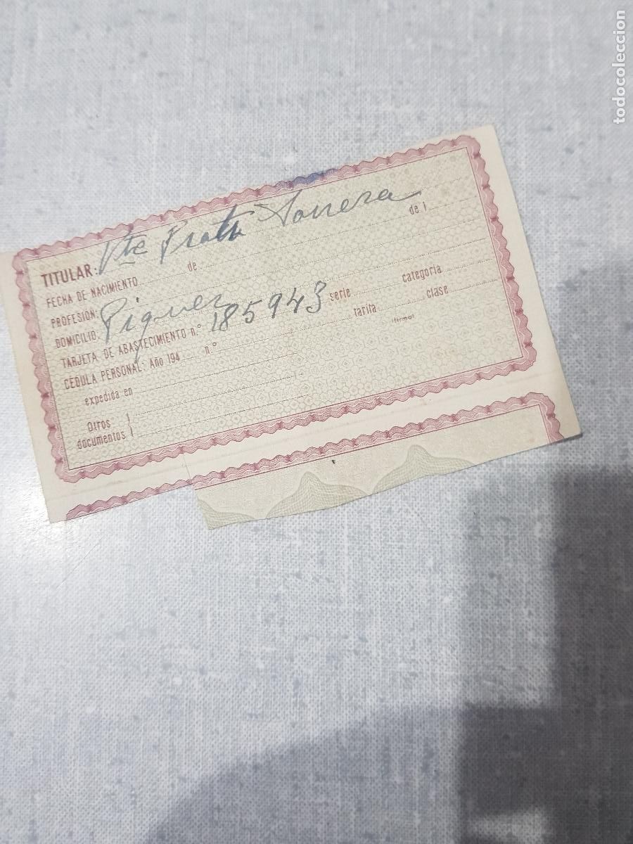 Documentos antiguos: CASTELLON REPRESENTACION COMPA&Ntilde;IA ARRENDATARIA DE TABACOS - Foto 2