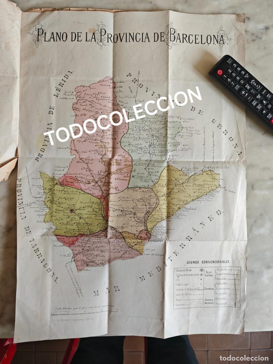 Documentos antiguos: PROVINCIA DE BARCELONA - PARTIDOS JUDICIALES - Foto 2