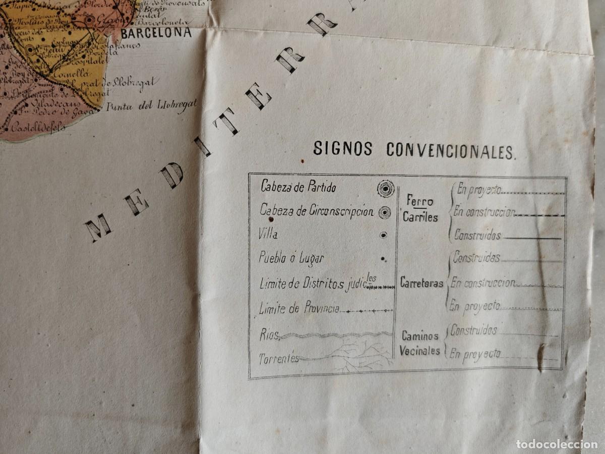 Documentos antiguos: PROVINCIA DE BARCELONA - PARTIDOS JUDICIALES - Foto 5