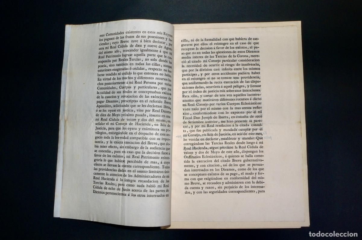 Documentos antiguos: REAL CEDULA DE S.M. MADRID 1797 - Foto 3