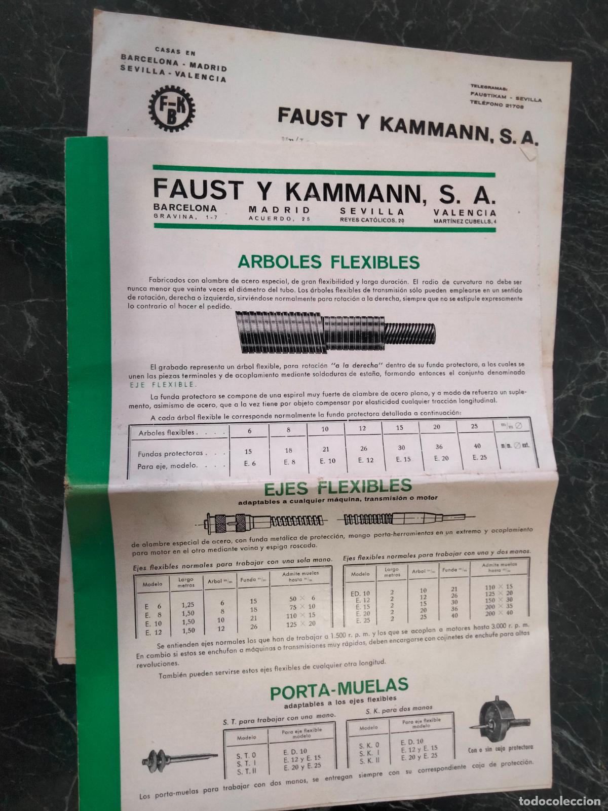 Documentos antiguos: Documentos comerciales Faust y Kammann. 1948 - Foto 1