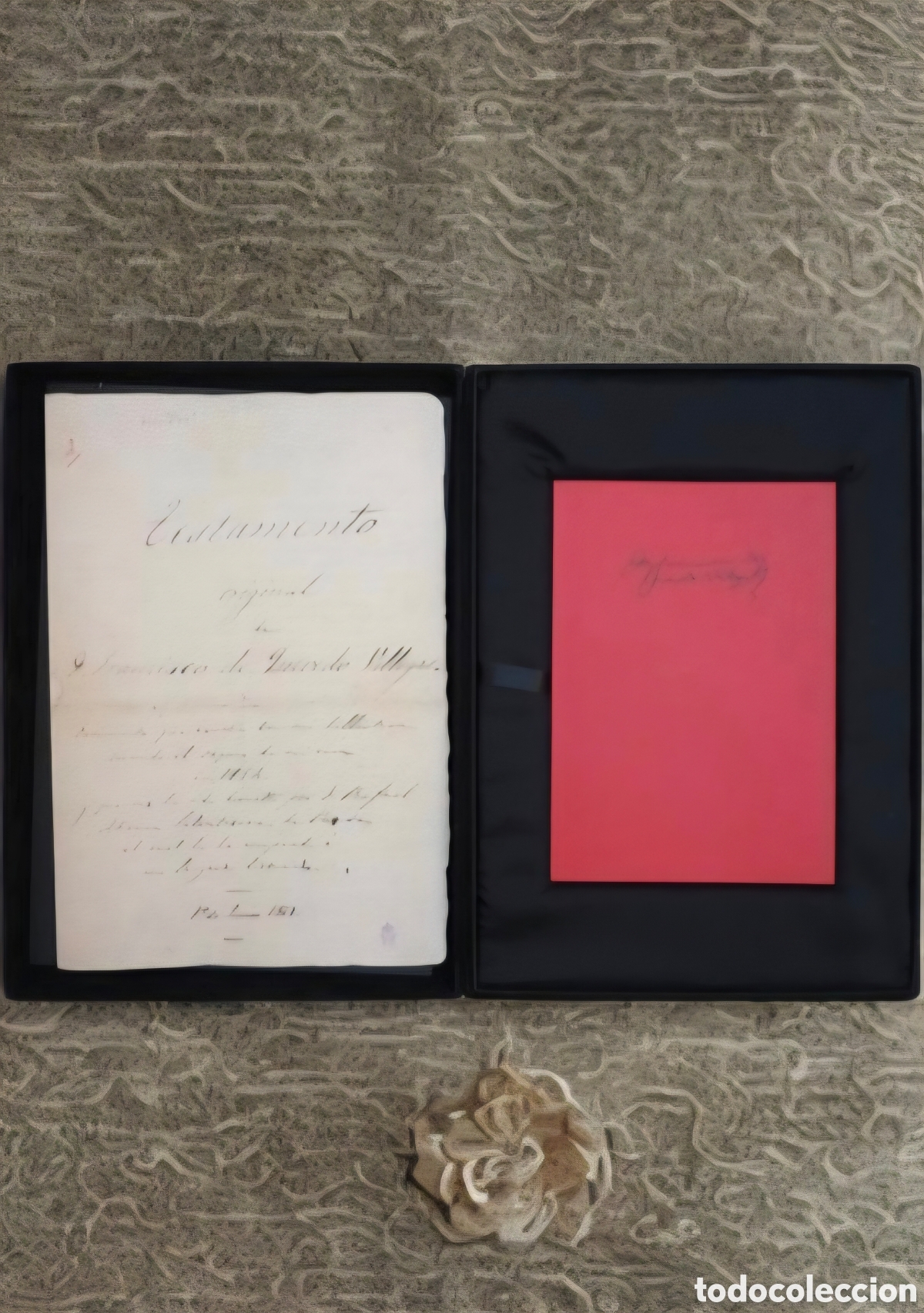 Documentos antiguos: Testamento de Quevedo * Legado Gr&aacute;fico - Foto 4