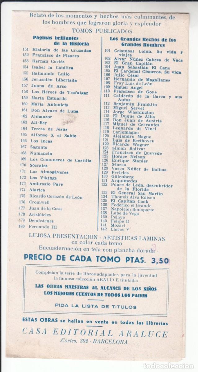 Documentos antiguos: Lista de libros de la Casa editorial Araluce &ndash; Barcelona - Foto 2
