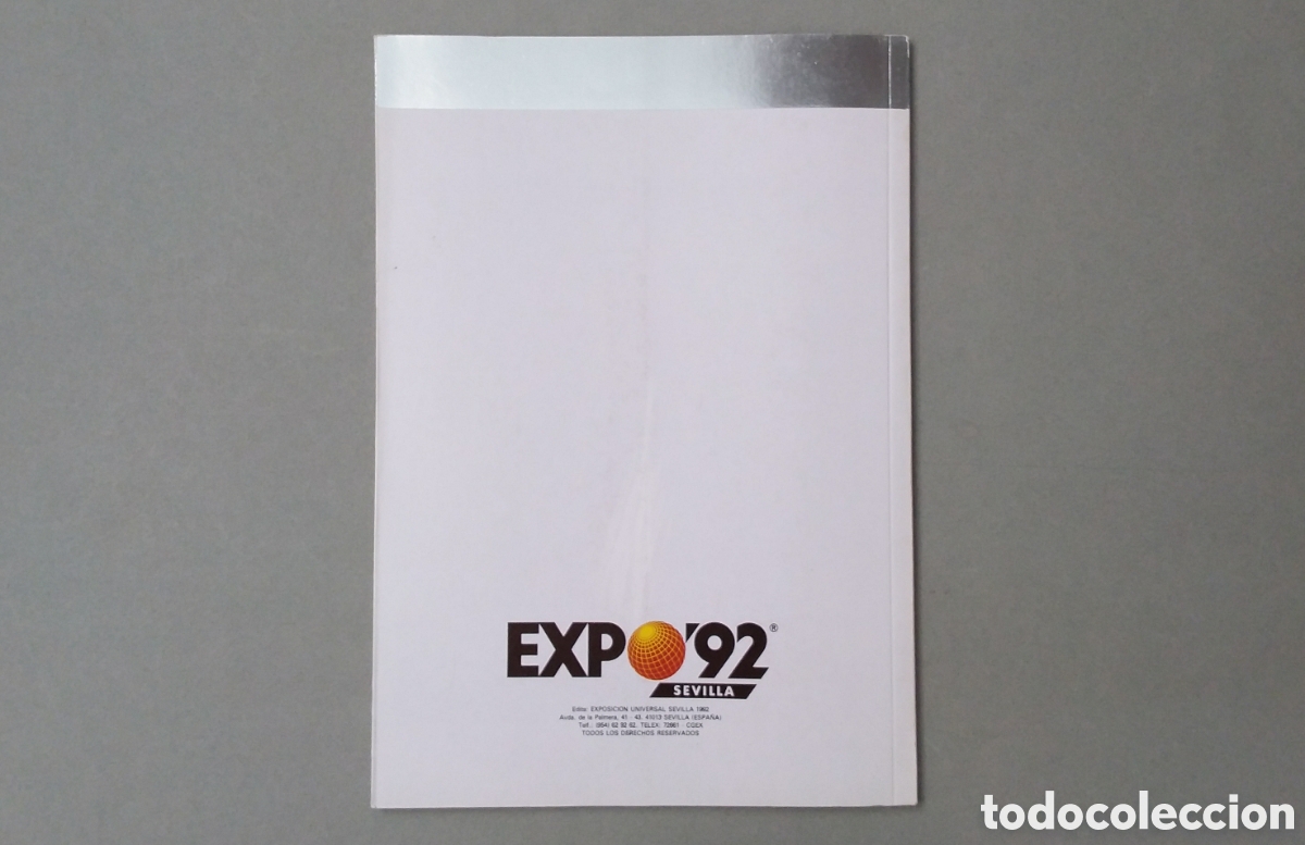 Documentos antiguos: EXPO 92//TRIBUNAS DE PROGRESO//DOCUMENTOS 3// SEVILLA, 1987 - Foto 2