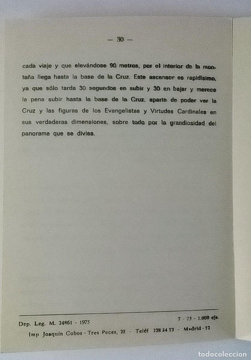 Documentos antiguos: LIBRITO VALLE DE LOS CAIDOS - Foto 3