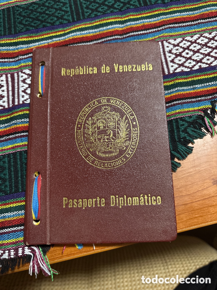 Documentos antiguos: Pasaporte Diplom&aacute;tico Venezolano