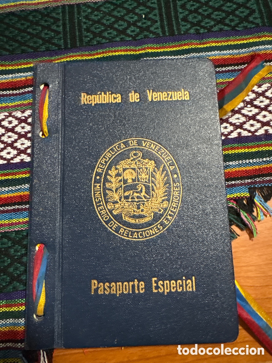 Documentos antiguos: Pasaporte Especial Venezuela