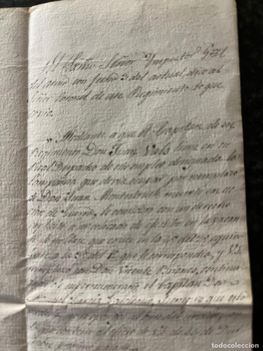 Documentos antiguos: carta Coronel Almenar L&eacute;rida 1850 - Foto 3