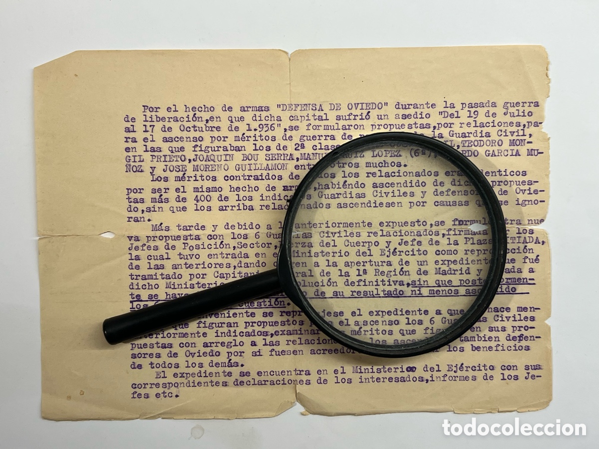 Documentos antiguos: DEFENSA DE OVIEDO, durante la pasada guerra liberaci&oacute;n, en que dicha capital sufri&oacute; un asedio&hellip;