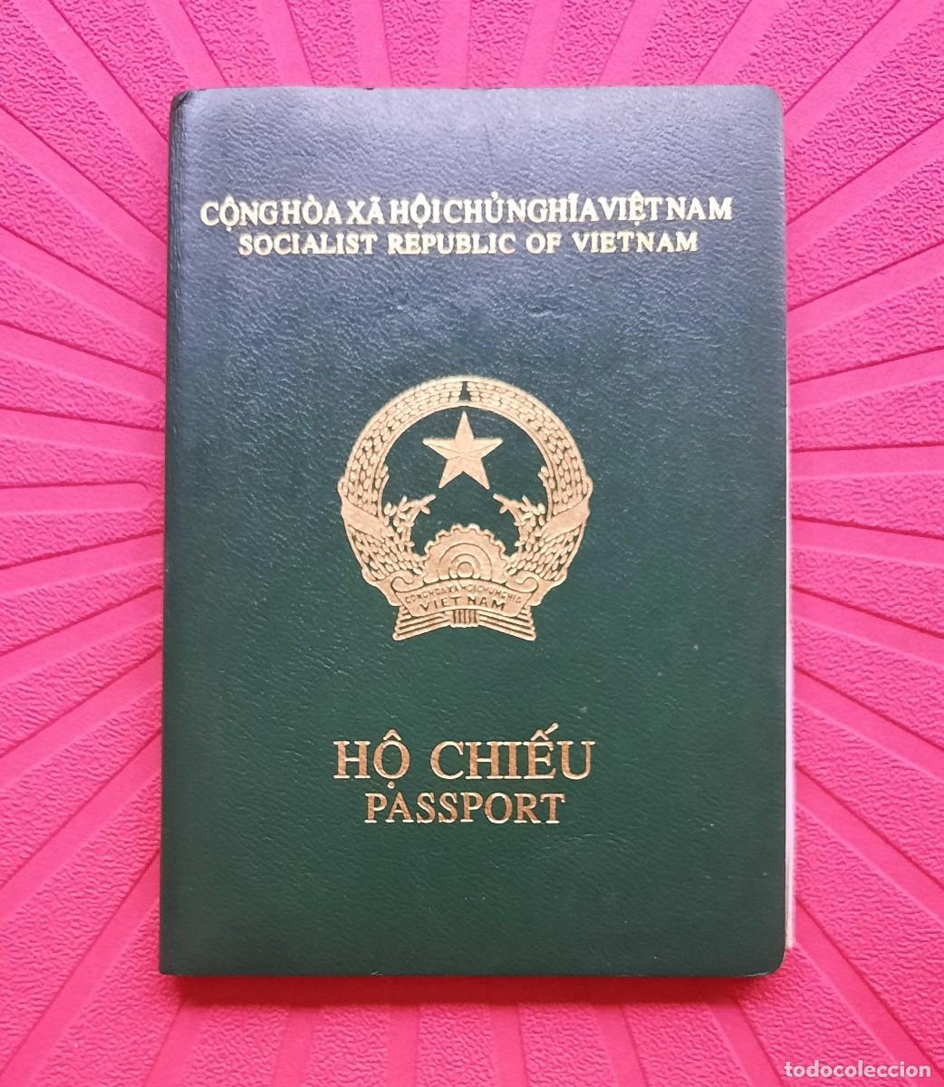 Documentos antiguos: Pasaporte de la Republica Socialista de Vietnam