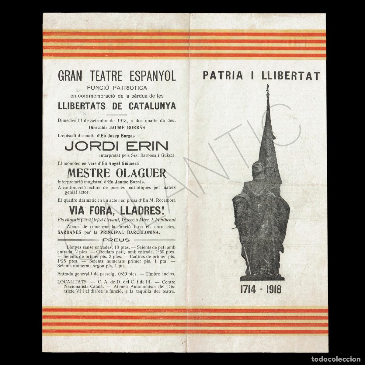 Documentos antiguos: D&iacute;ptic Patria i Llibertat 1714 - 1918 &ndash; Diada Nacional de Catalunya &ndash; Nacionalisme &ndash; Independ&egrave;ncia