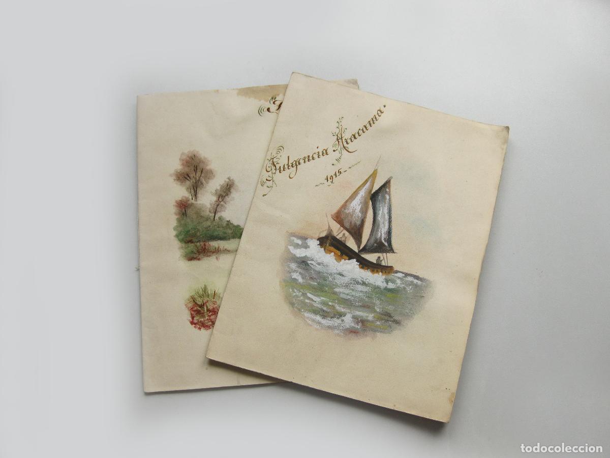 Documentos antiguos: PAREJA DE CUADERNOS DE ESCUELA DE FRANCES CON PREMIO DEL COLEGIO DE SE&Ntilde;ORITAS DE VITORIA.