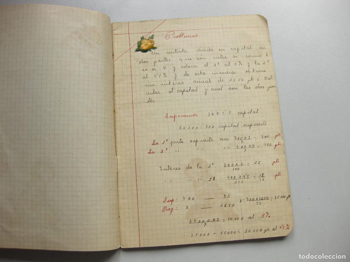 Documentos antiguos: ANTIGUO CUADERNO DE COLEGIO CON CROMOS TROQUELADOS
