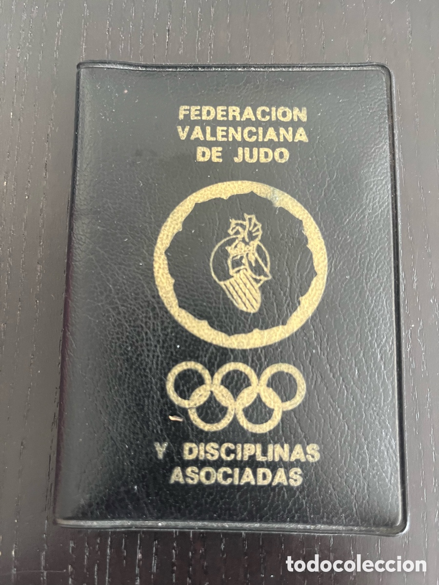 Documentos antiguos: Cartera, documentaci&oacute;n, Federaci&oacute;n valenciana judo