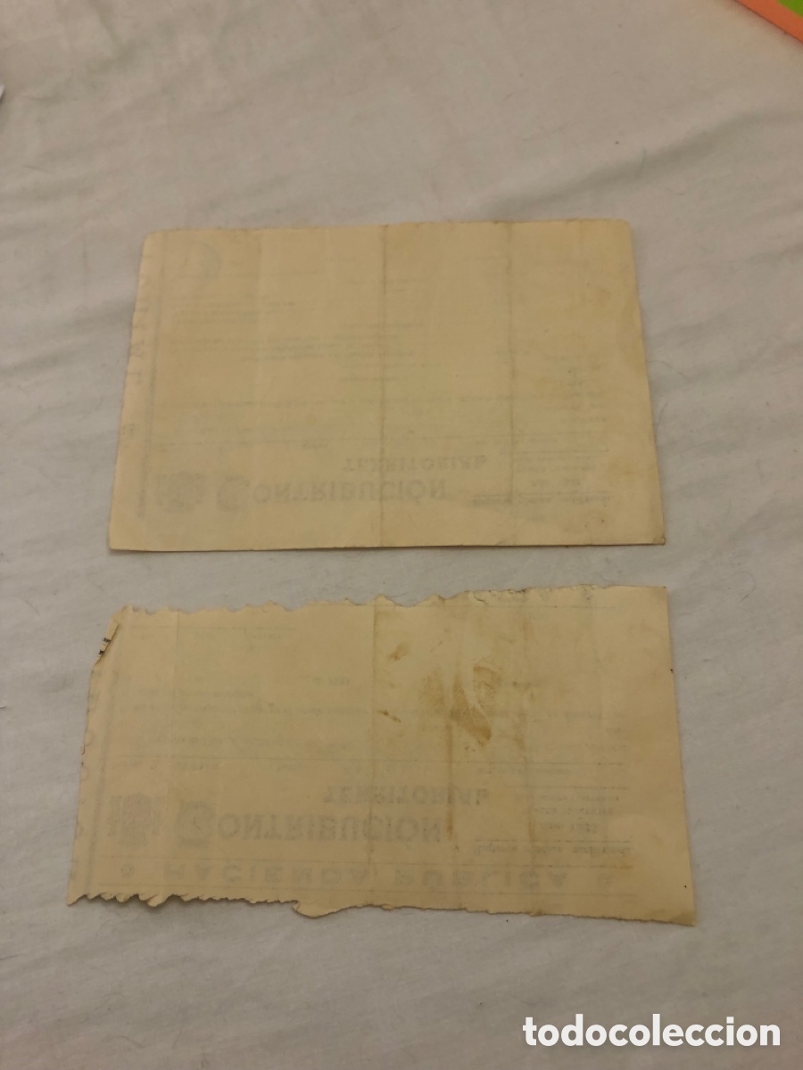 Documentos antiguos: Recibos Contribuci&oacute;n Territorial a&ntilde;o 1933 - Foto 4