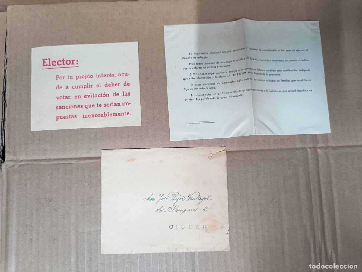 Documentos antiguos: ANTIGUO LOTE ELECTORAL DE 1951, CANDIDATURAS ELECCION DE CONCEJALES EN BARCELONA -P22
