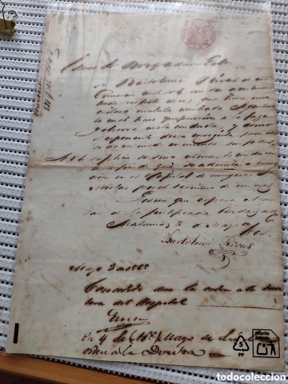 Documentos antiguos: 26-903 EL DUE&Ntilde;O DEL ESCLAVO PIDE &rdquo;CORRECCI&Oacute;N&rdquo;