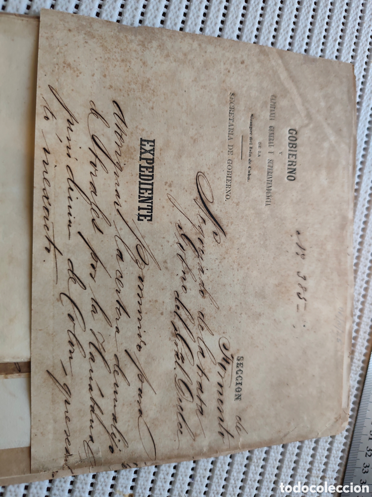 Documentos antiguos: 26-920 EXPEDIENTE:PARA AVERIGUAR UN ALIJO DE BOZALES POR COLON.