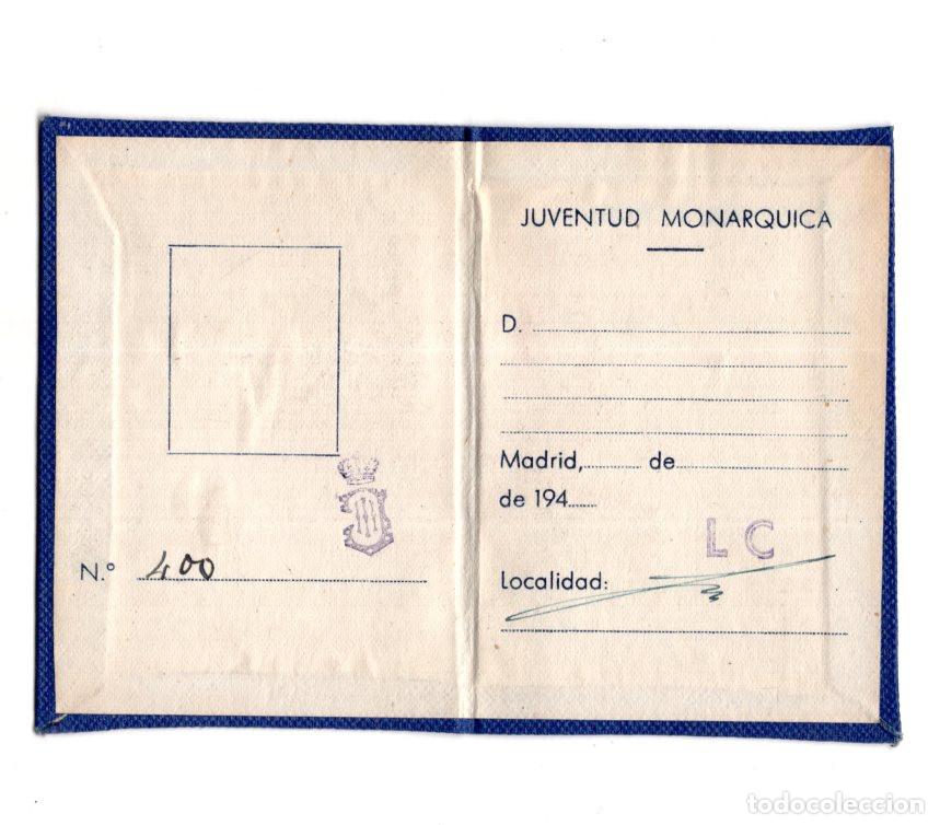 Documents Anciens: CARNET JUVENTUD MONARQUICA
