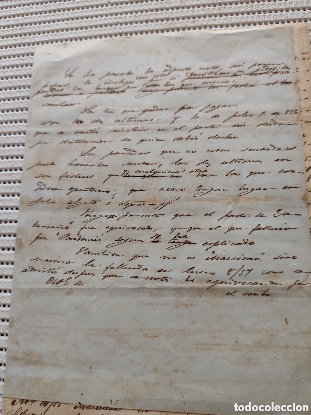 Documentos antiguos: 26-925 DEFUNCIONES DESDE 31 JULIO 1864 A 31 JULIO 1855