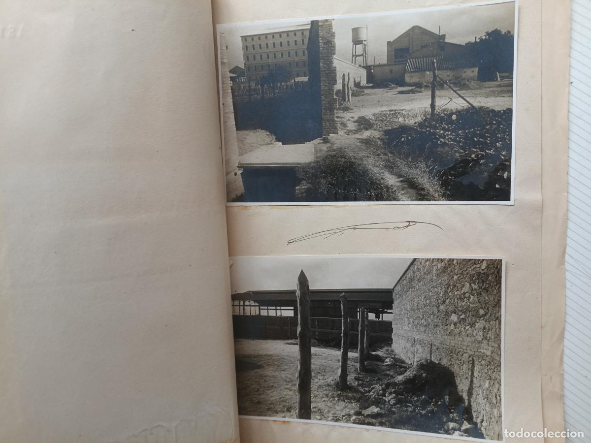 Documentos antiguos: Valencia. Procedimiento judicial con 3 fotos. Terrenos Camino Real de Madrid casas del Campillo 1943