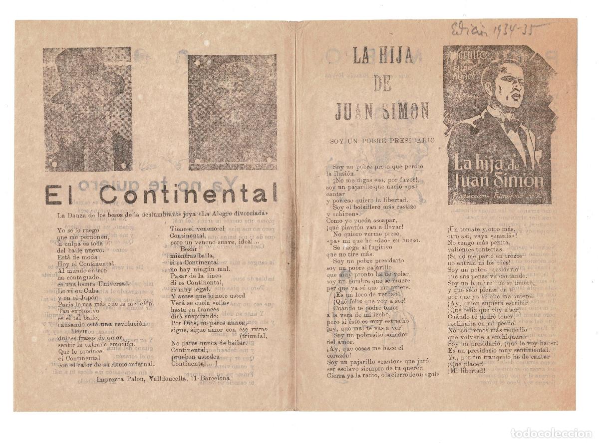 Documenti antichi: FOLLETO PUBLICITARIO CINEMATOGR&Aacute;FICAS, PUBLICACI&Oacute;N EF&Iacute;MERA, REVISTAS LITERARIAS O SAT&Iacute;RICAS