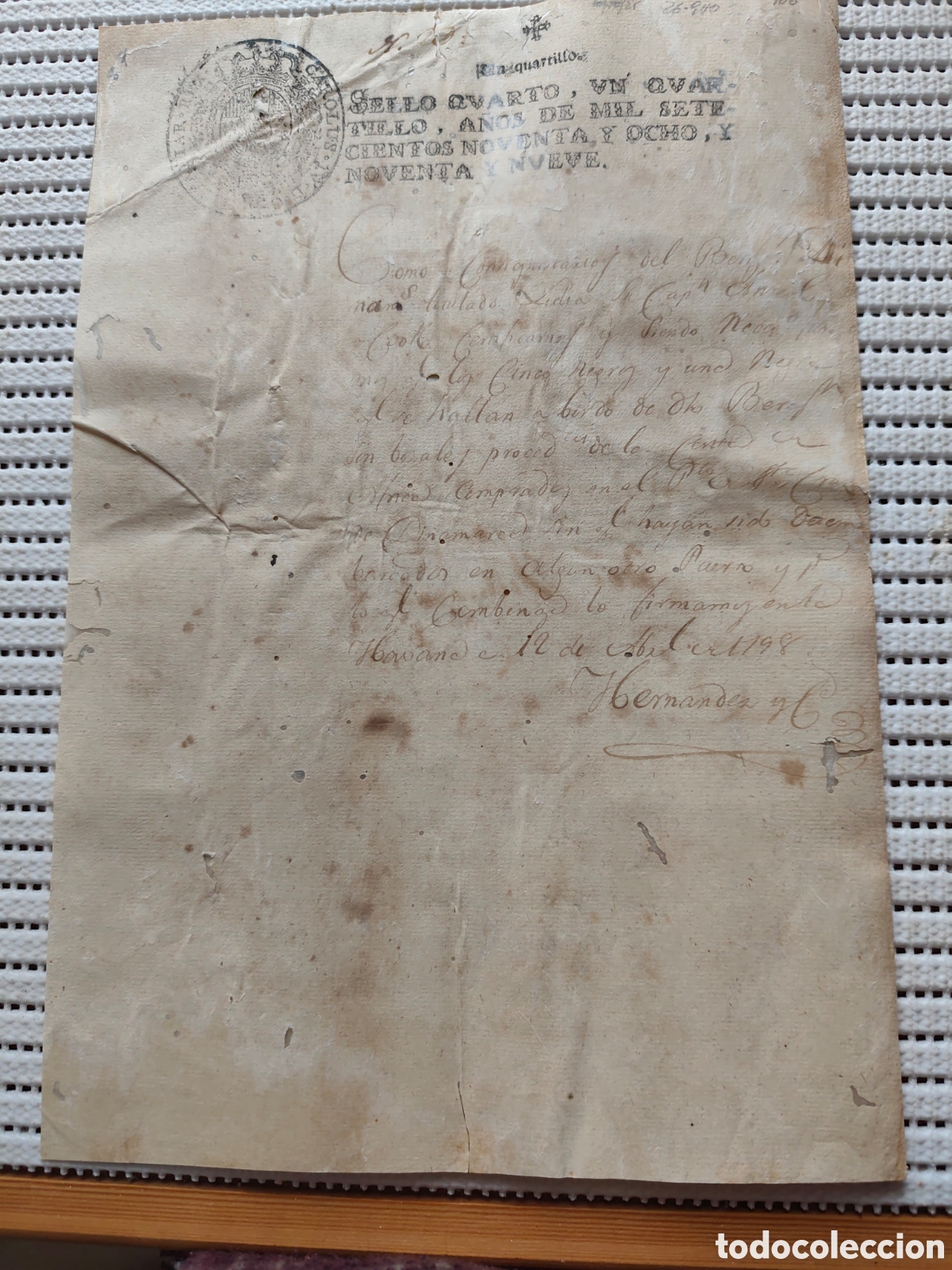 Documentos antiguos: 26-940 N&ordm;23 BERGANT&Iacute;N LIDEA LLEVA 5 NEGROS+1 NEGRA DE AFRICA 1798