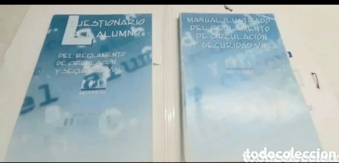 Documentos antiguos: libros reglamento circulaci&oacute;n y seguridad vial cuaderno
