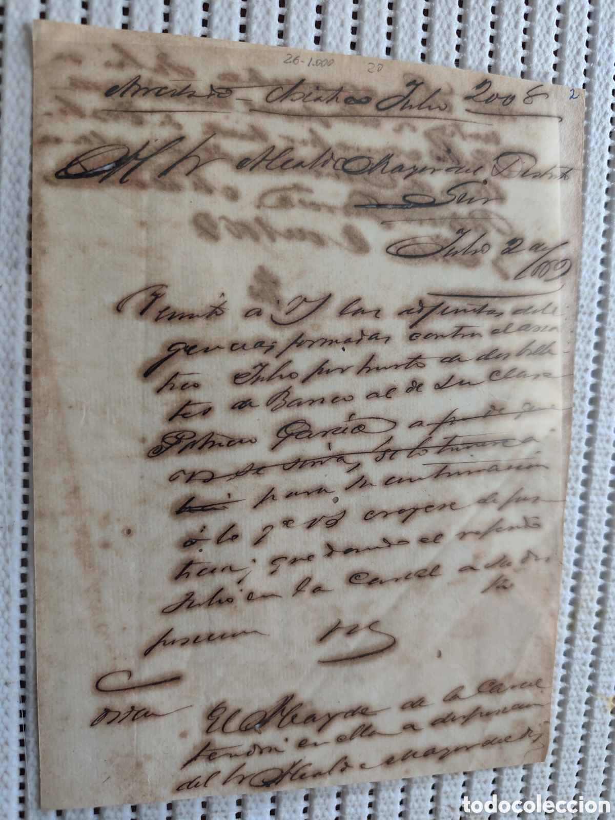 Documentos antiguos: 26-1.001 DILIGENCIAS FORMADAS CONTRA EL ASI&Aacute;TICO POR HURTO.