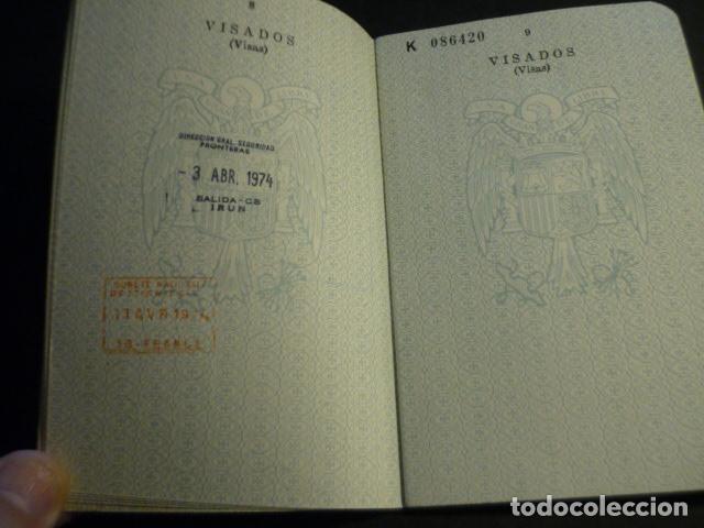 Documentos antiguos: ESPA&Ntilde;A PASAPORTE 1971 - Foto 6