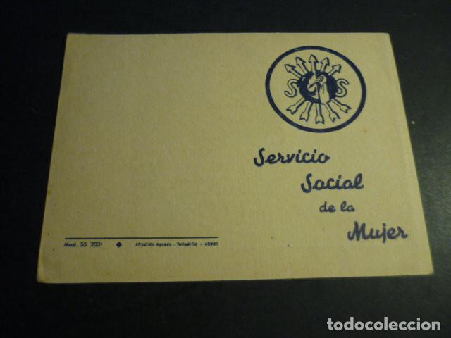 Alte Dokumente: AUXILIO SOCIAL FICHA SERVICIO SOCIAL DE LA MUJER SANTANDER 1940