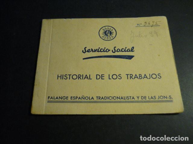 Alte Dokumente: AUXILIO SOCIAL HISTORIAL TRABAJOS SERVICIO SOCIAL DE LA MUJER SANTANDER MALIA&Ntilde;O 1939