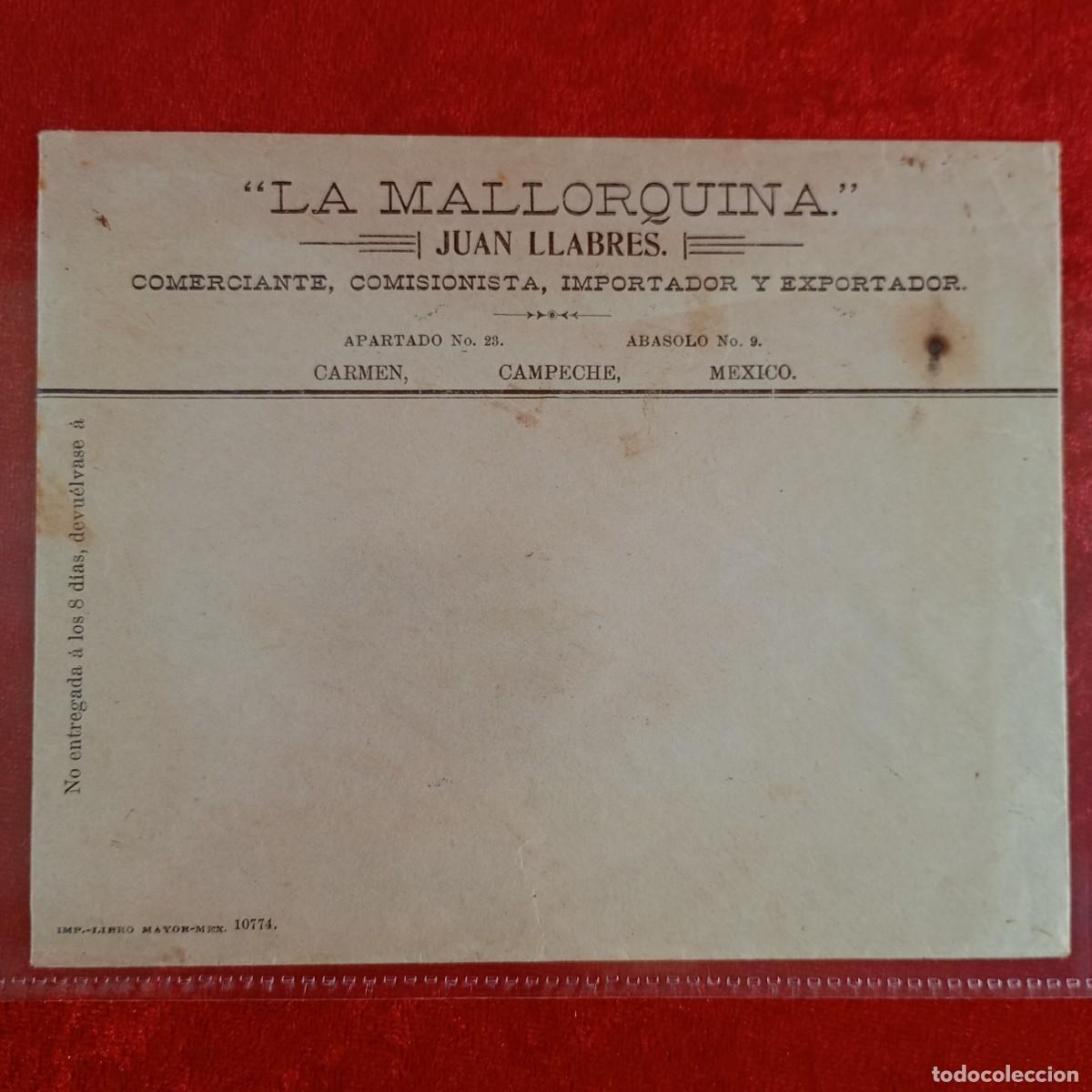 Documentos antiguos: SOBRE - LA MALLORQUINA - JUAN LABRES - HERMANOS MATAMALA - EXPORTADORES - VILASAR / 3406